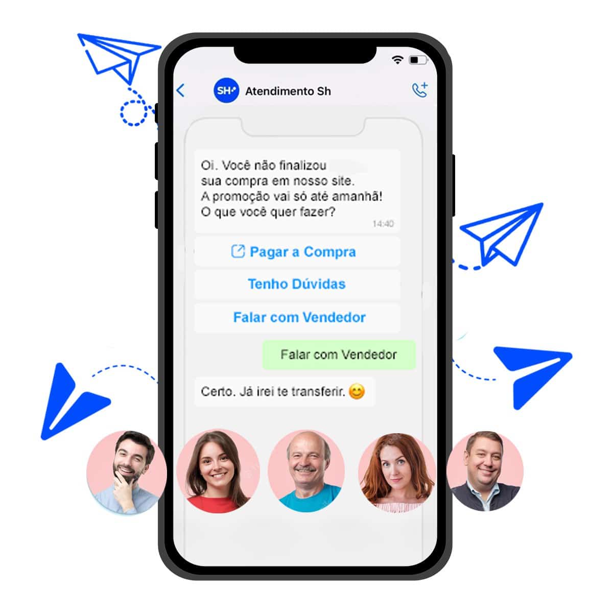 Disparar mensagens em massa​