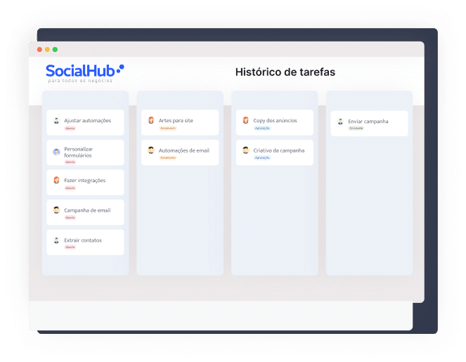 historico de tarefas 1 - Socialhub - Para todos os Negócios