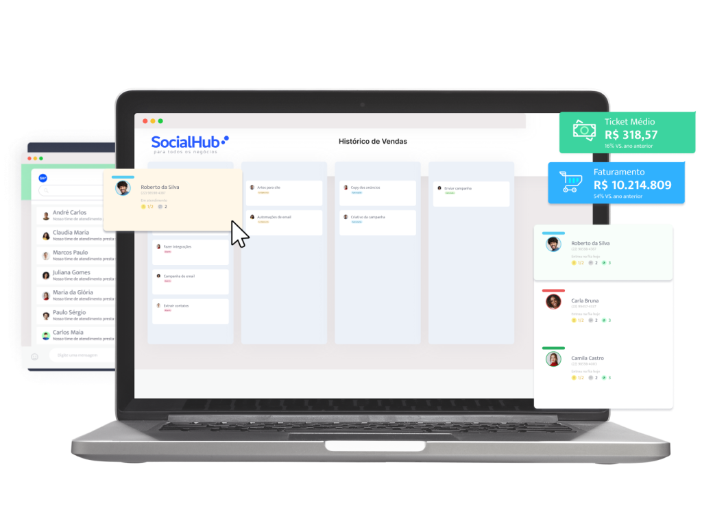 SocialHub.pro Democratizando o Marketing Digital 4 - Socialhub - Para todos os Negócios CRM de Vendas